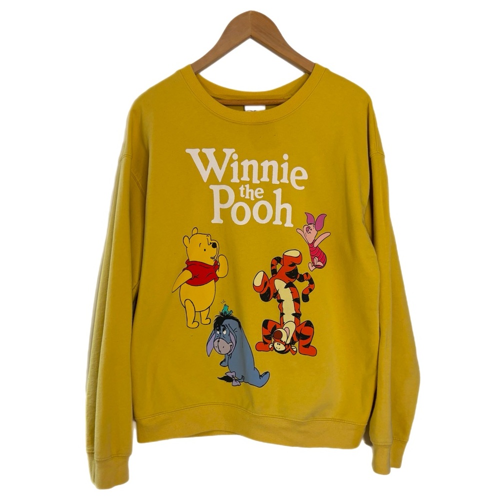 Disney yellow Winnie the Pooh sweatshirt